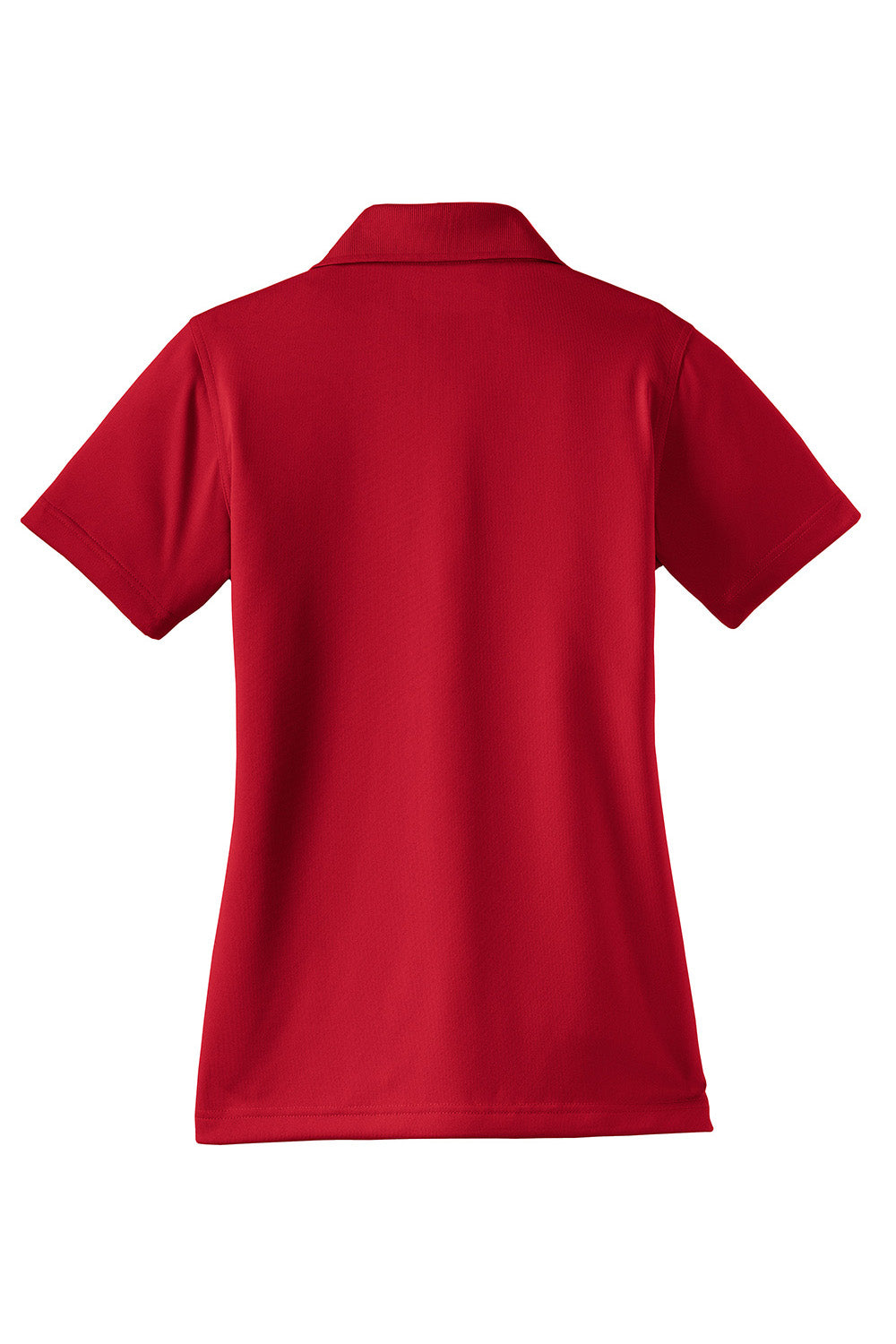 CornerStone Womens Select Moisture Wicking Short Sleeve Polo Shirt - Red