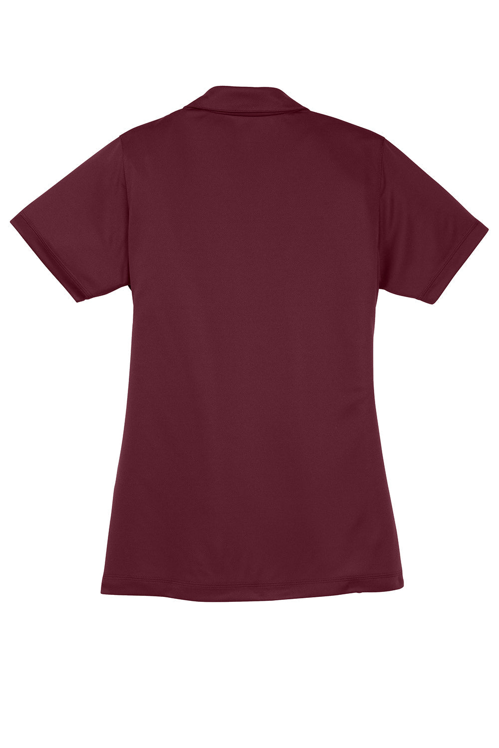 Sport-Tek Womens Micro-Mesh Moisture Wicking Short Sleeve Polo Shirt - Maroon