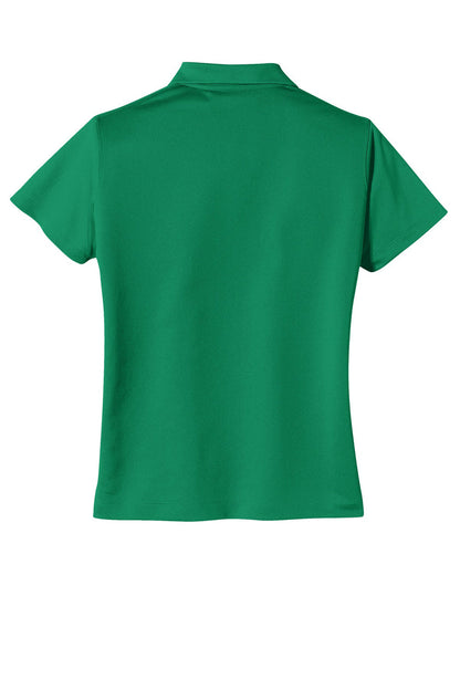 Nike Womens Tech Basic Dri-Fit Moisture Wicking Short Sleeve Polo Shirt - Lucky Green