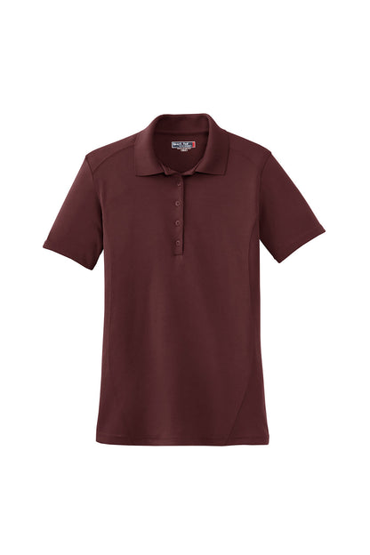Sport-Tek Womens Dry Zone Moisture Wicking Short Sleeve Polo Shirt - Maroon