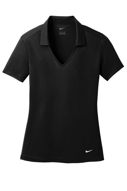 Nike Womens Dri-Fit Moisture Wicking Short Sleeve Polo Shirt - Black