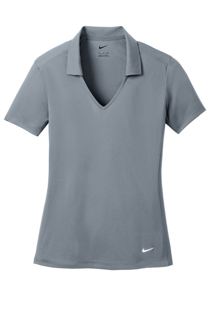 Nike Womens Dri-Fit Moisture Wicking Short Sleeve Polo Shirt - Cool Grey