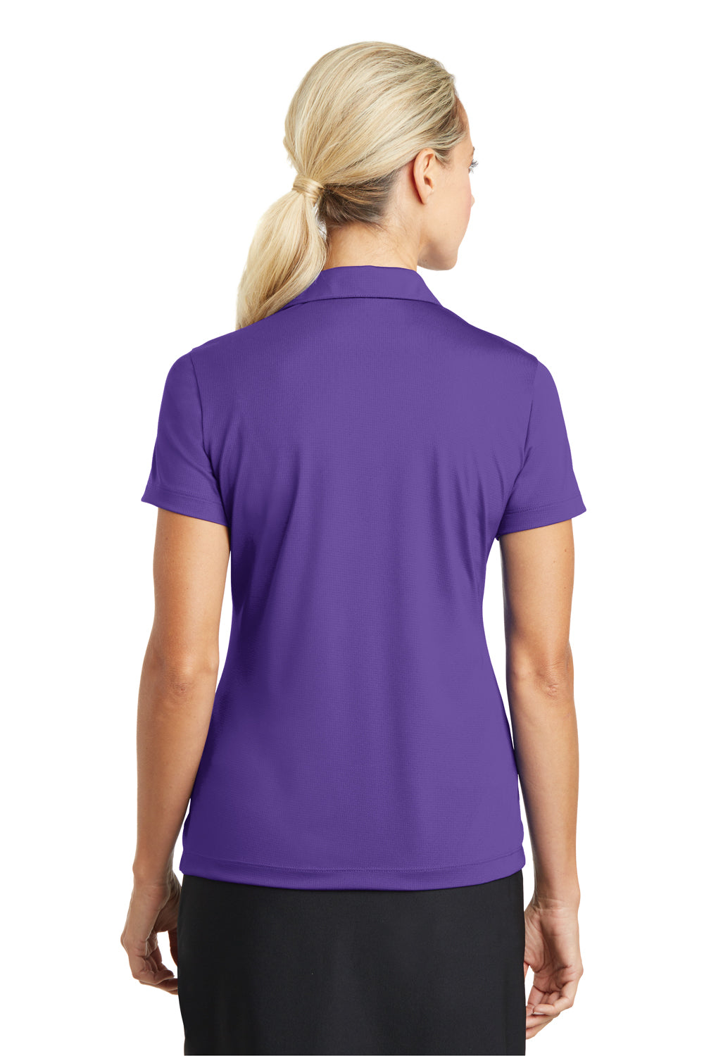 Nike Womens Dri-Fit Moisture Wicking Short Sleeve Polo Shirt - Court Purple