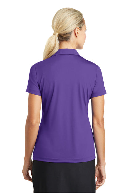 Nike Womens Dri-Fit Moisture Wicking Short Sleeve Polo Shirt - Court Purple