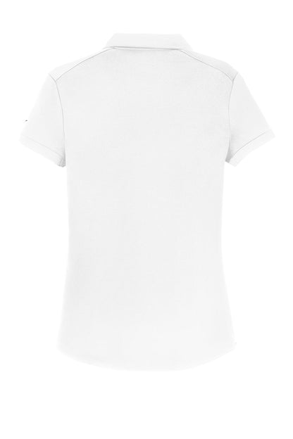 Nike Womens Players Dri-Fit Moisture Wicking Short Sleeve Polo Shirt - White