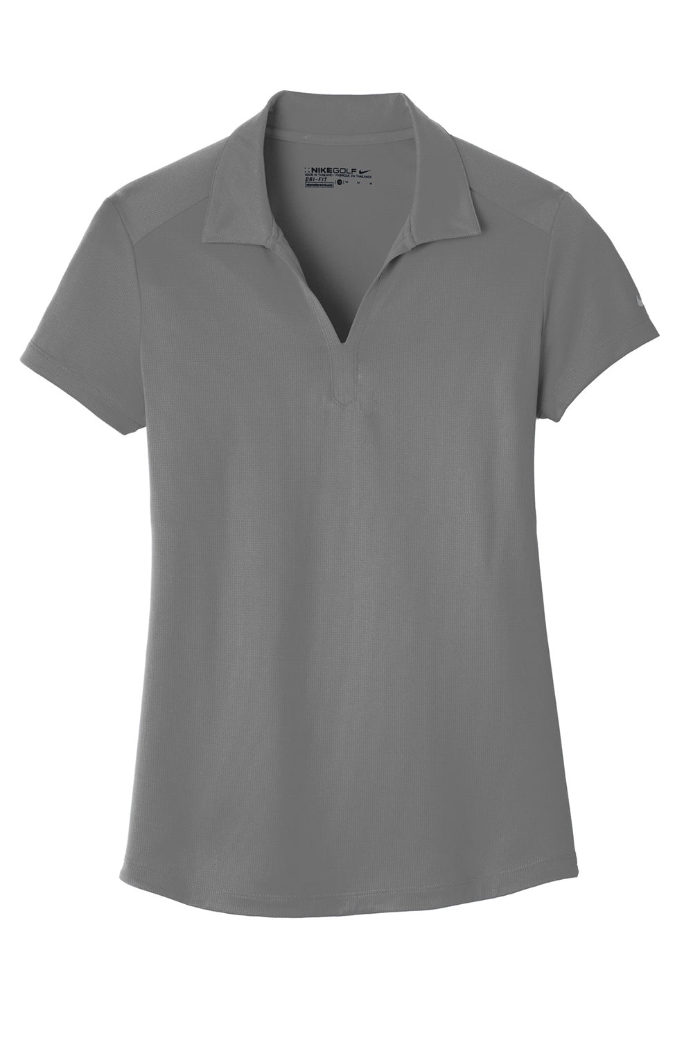 Nike Womens Legacy Dri-Fit Moisture Wicking Short Sleeve Polo Shirt - Dark Grey