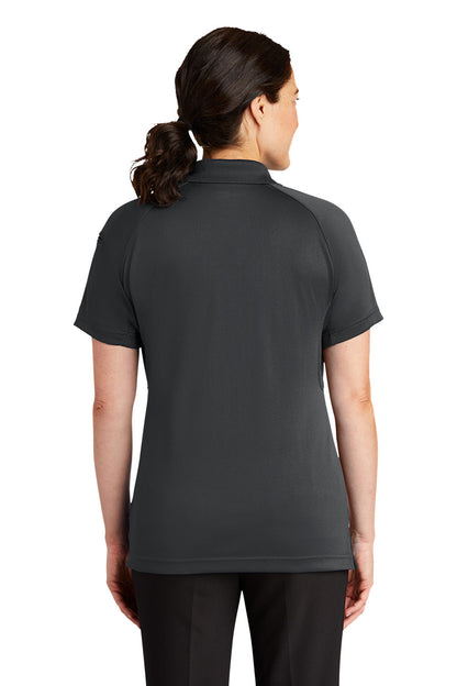 CornerStone Womens Select Tactical Moisture Wicking Short Sleeve Polo Shirt - Charcoal Grey