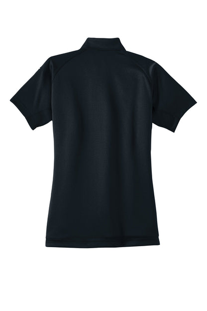 CornerStone Womens Select Tactical Moisture Wicking Short Sleeve Polo Shirt - Dark Navy Blue