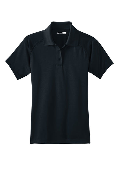 CornerStone Womens Select Tactical Moisture Wicking Short Sleeve Polo Shirt - Dark Navy Blue