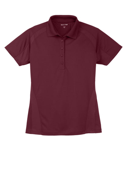 Sport-Tek Womens Dri-Mesh Moisture Wicking Short Sleeve Polo Shirt - Maroon