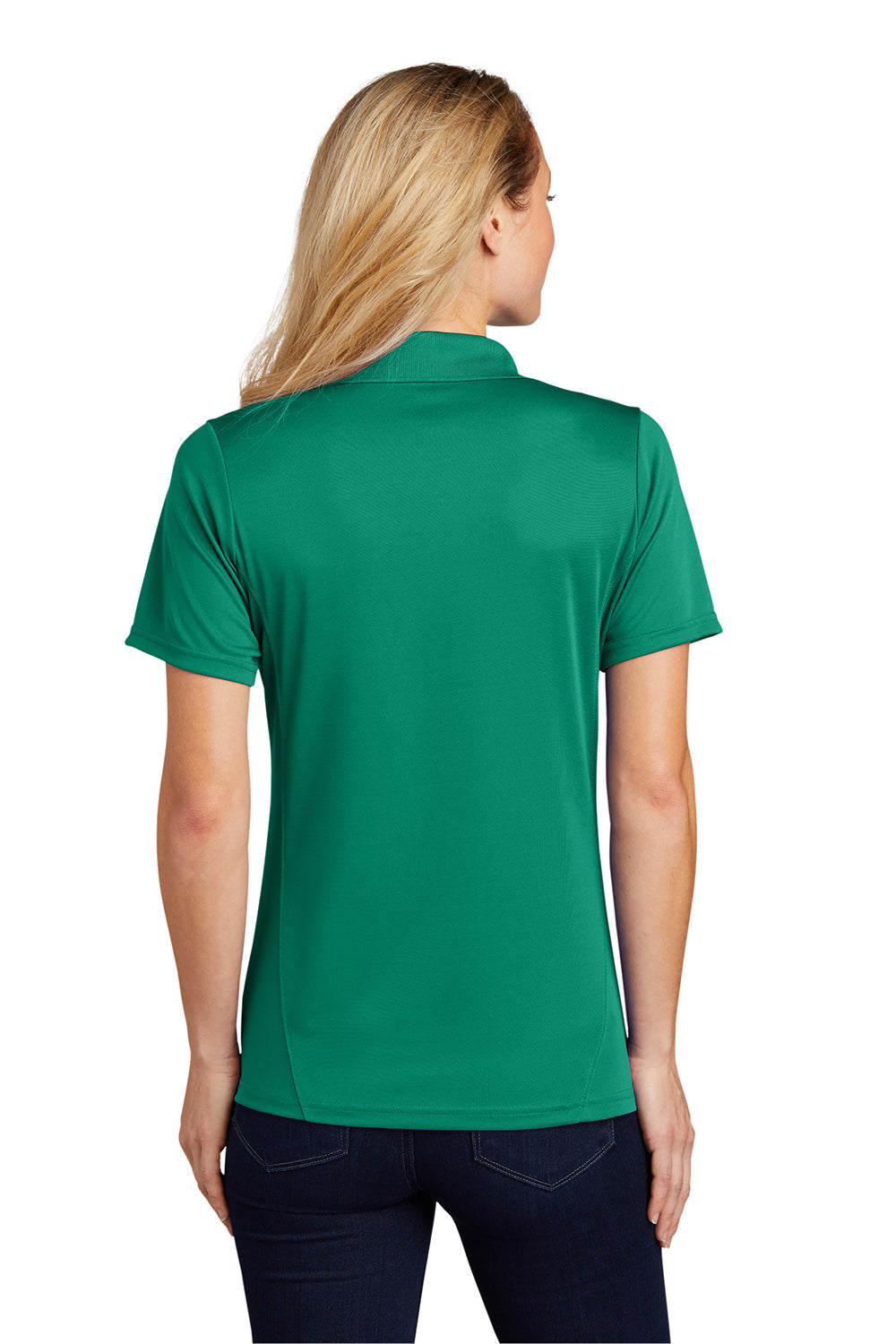 Sport-Tek Womens Dry Zone Moisture Wicking Short Sleeve Polo Shirt - Kelly Green - Closeout