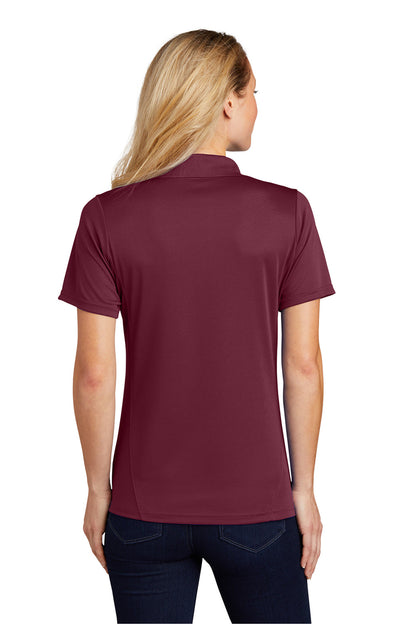 Sport-Tek Womens Dry Zone Moisture Wicking Short Sleeve Polo Shirt - Maroon