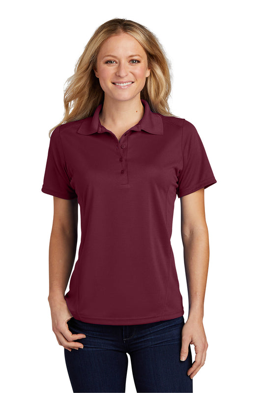 Sport-Tek Womens Dry Zone Moisture Wicking Short Sleeve Polo Shirt - Maroon