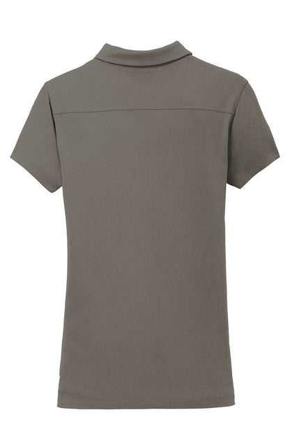 Port Authority Womens Rapid Dry Moisture Wicking Short Sleeve Polo Shirt - Smoke Grey