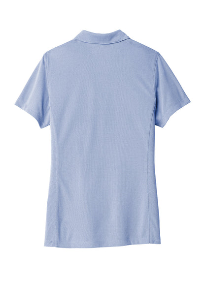 Port Authority Womens Oxford Moisture Wicking Short Sleeve Polo Shirt - True Royal Blue - Closeout