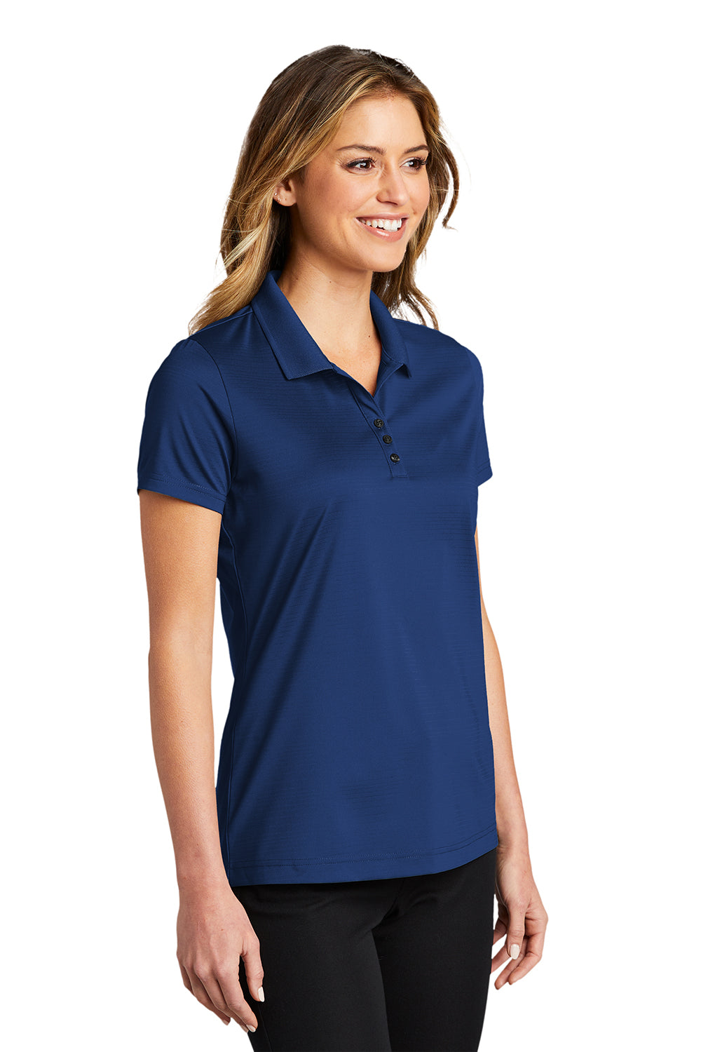 Port Authority Womens Eclipse Moisture Wicking Short Sleeve Polo Shirt - Estate Blue