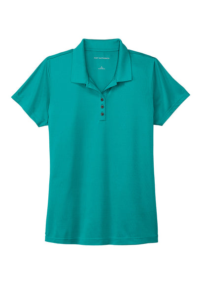 Port Authority Womens Eclipse Moisture Wicking Short Sleeve Polo Shirt - Tropic Blue