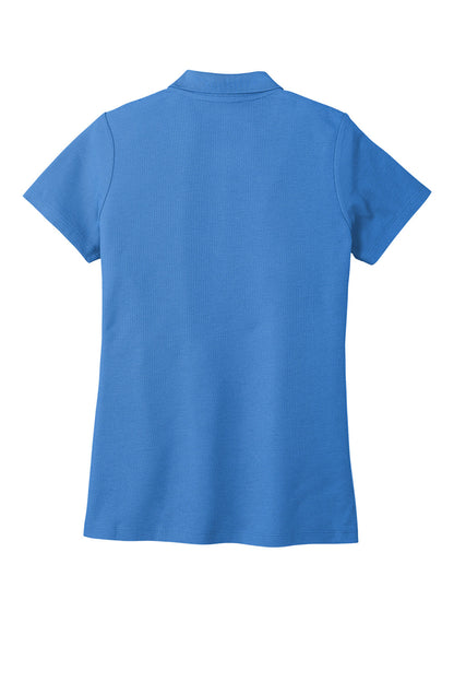 Port Authority Womens React SuperPro Snag Resistant Short Sleeve Polo Shirt - Strong Blue