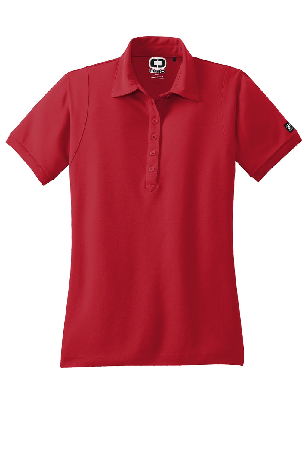 Ogio Womens Jewel Moisture Wicking Short Sleeve Polo Shirt - Signal Red