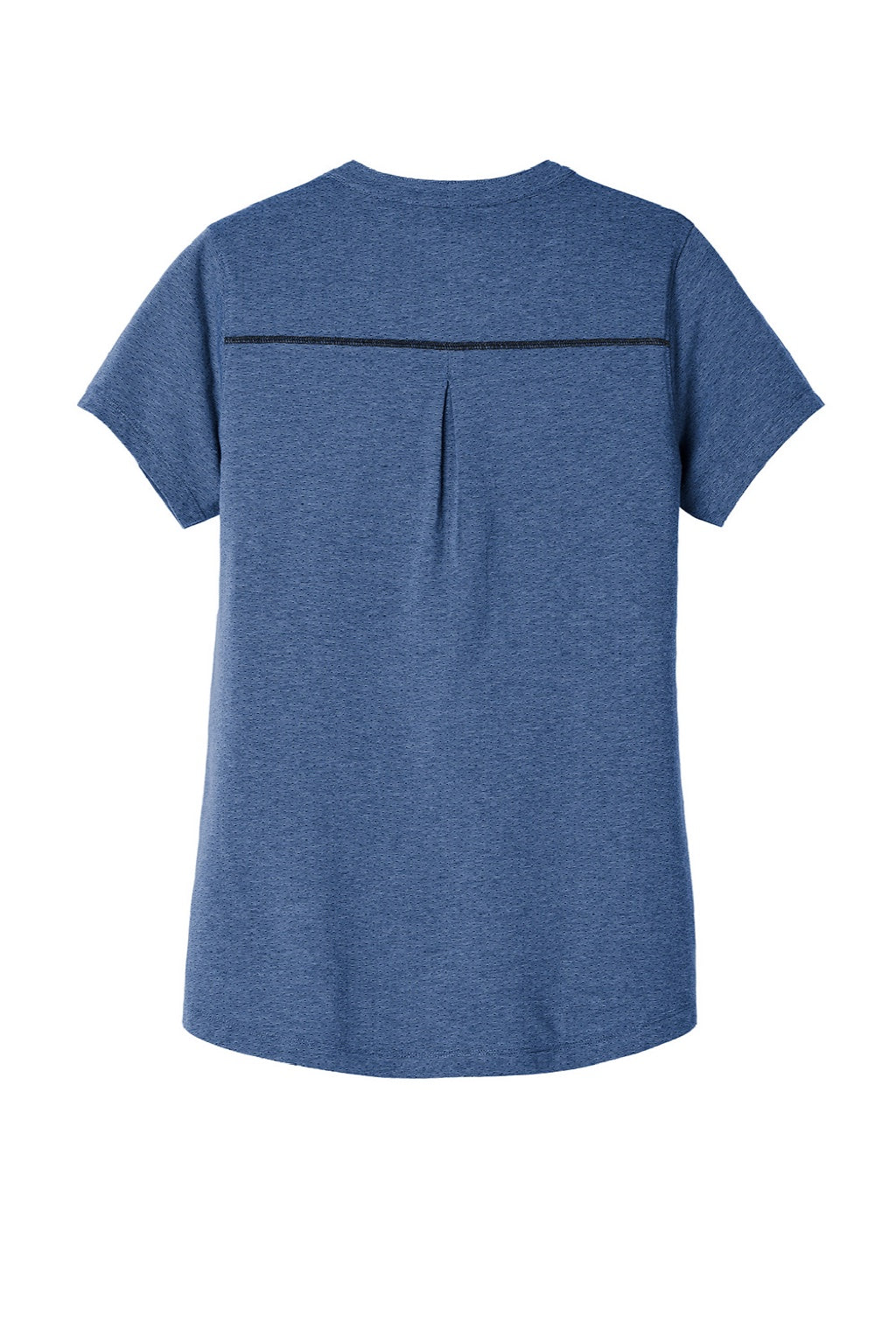 Ogio Womens Tread Moisture Wicking Short Sleeve Polo Shirt - Heather Blue