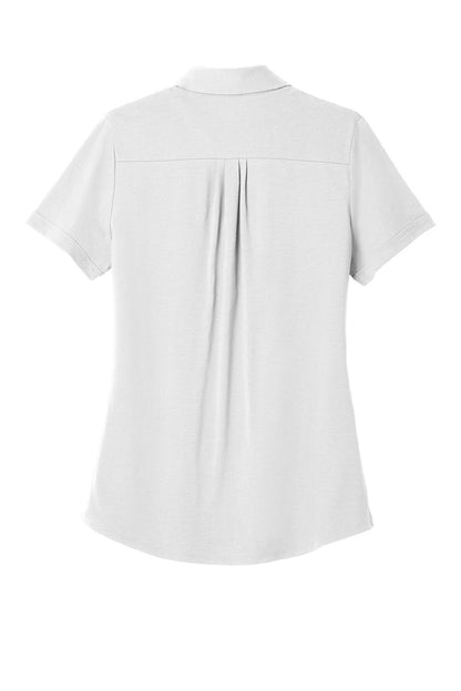 Ogio Womens Limit Moisture Wicking Short Sleeve Polo Shirt - Bright White