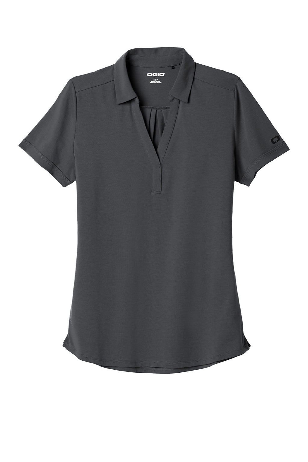 Ogio Womens Limit Moisture Wicking Short Sleeve Polo Shirt - Diesel Grey