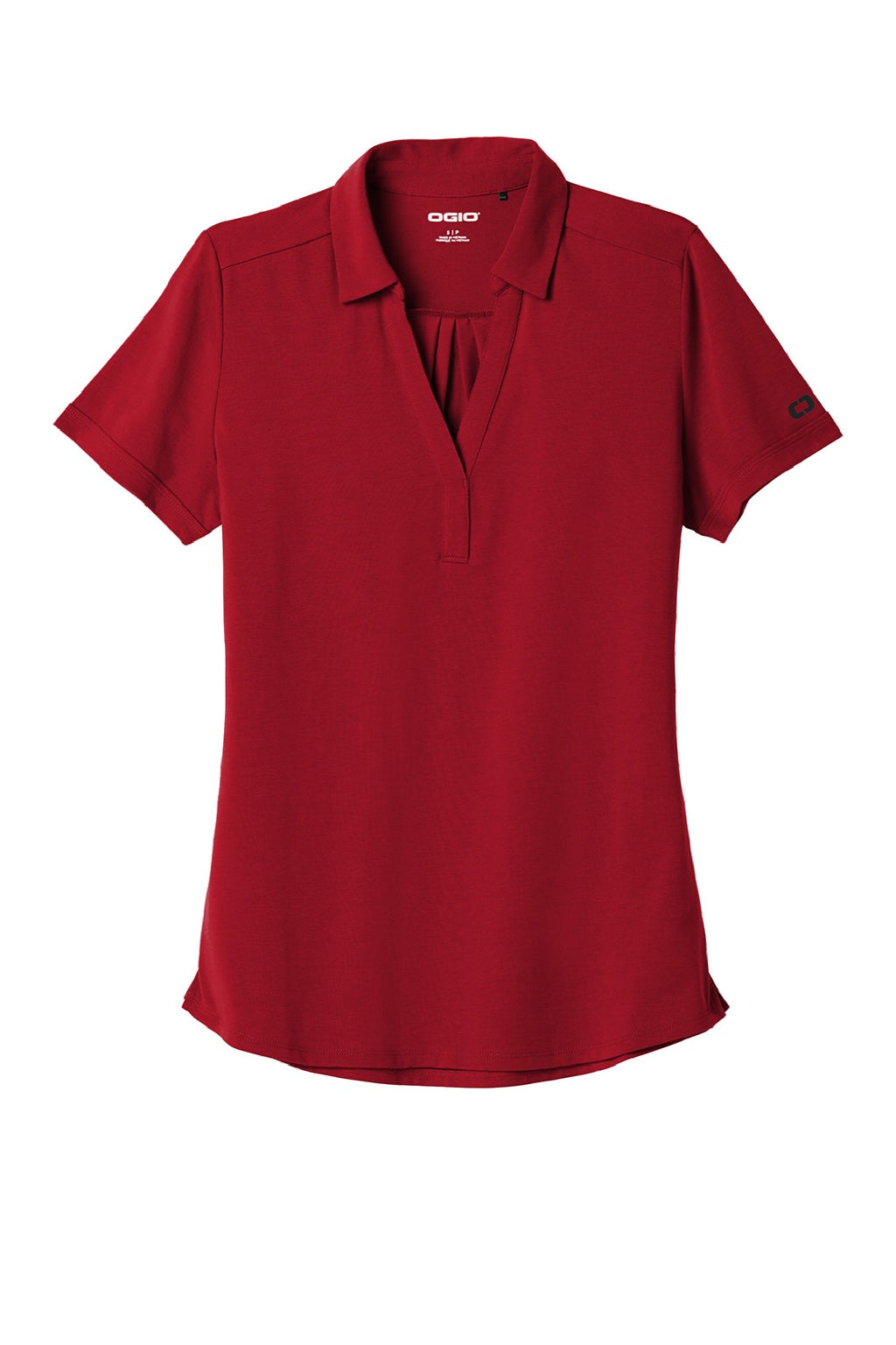 Ogio Womens Limit Moisture Wicking Short Sleeve Polo Shirt - Signal Red