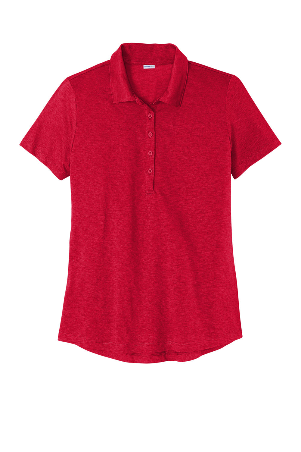 Sport-Tek Womens Strive Moisture Wicking Short Sleeve Polo Shirt - Deep Red