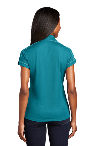 Sport-Tek Womens Sport-Wick Moisture Wicking Short Sleeve Polo Shirt - Tropic Blue - Closeout