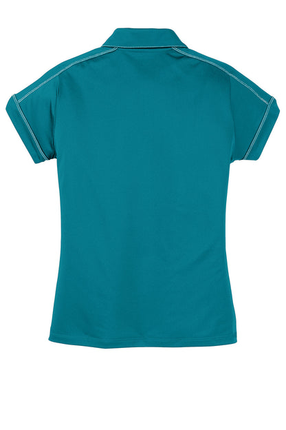 Sport-Tek Womens Sport-Wick Moisture Wicking Short Sleeve Polo Shirt - Tropic Blue - Closeout