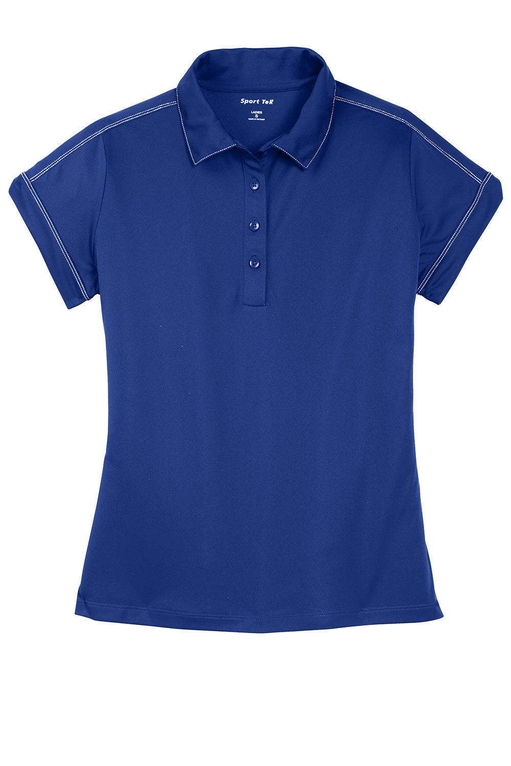 Sport-Tek Womens Sport-Wick Moisture Wicking Short Sleeve Polo Shirt - True Royal Blue - Closeout