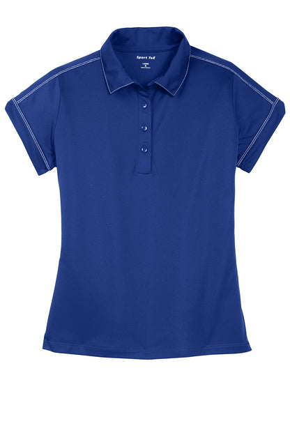Sport-Tek Womens Sport-Wick Moisture Wicking Short Sleeve Polo Shirt - True Royal Blue - Closeout