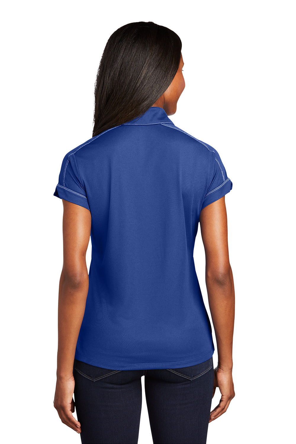 Sport-Tek Womens Sport-Wick Moisture Wicking Short Sleeve Polo Shirt - True Royal Blue - Closeout