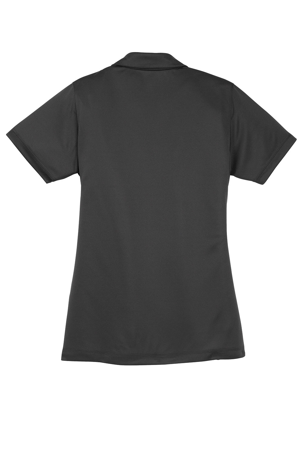 Sport-Tek Womens Micro-Mesh Moisture Wicking Short Sleeve Polo Shirt - Iron Grey
