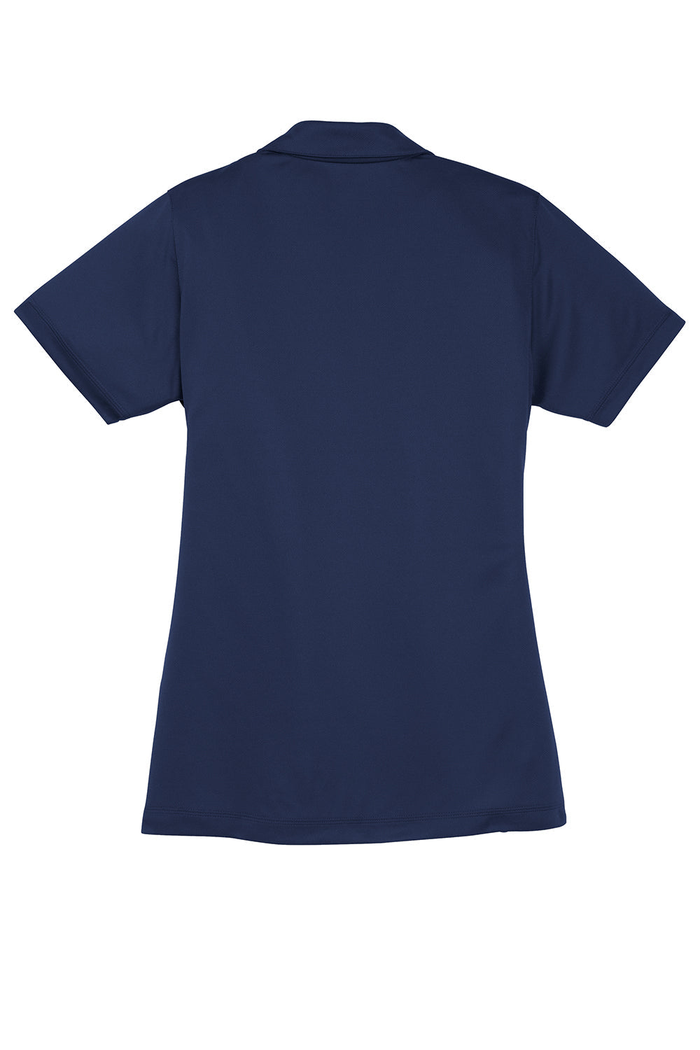 Sport-Tek Womens Micro-Mesh Moisture Wicking Short Sleeve Polo Shirt - True Navy Blue