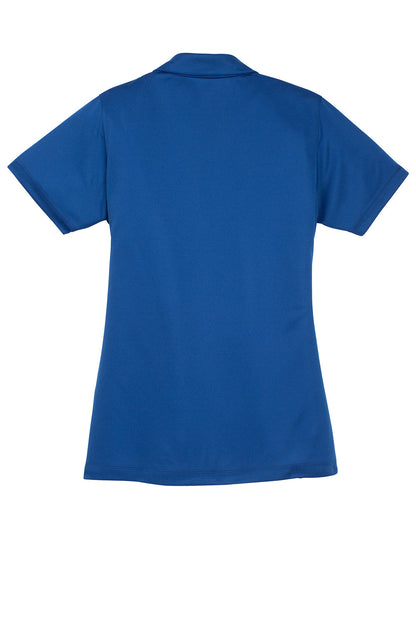 Sport-Tek Womens Micro-Mesh Moisture Wicking Short Sleeve Polo Shirt - True Royal Blue
