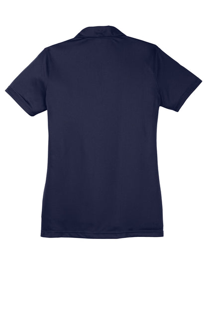 Sport-Tek Womens Active Mesh Moisture Wicking Short Sleeve Polo Shirt - True Navy Blue