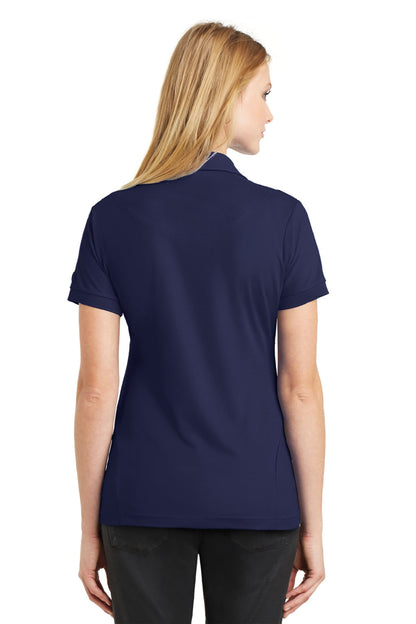 Ogio Womens Jewel Moisture Wicking Short Sleeve Polo Shirt - Navy Blue