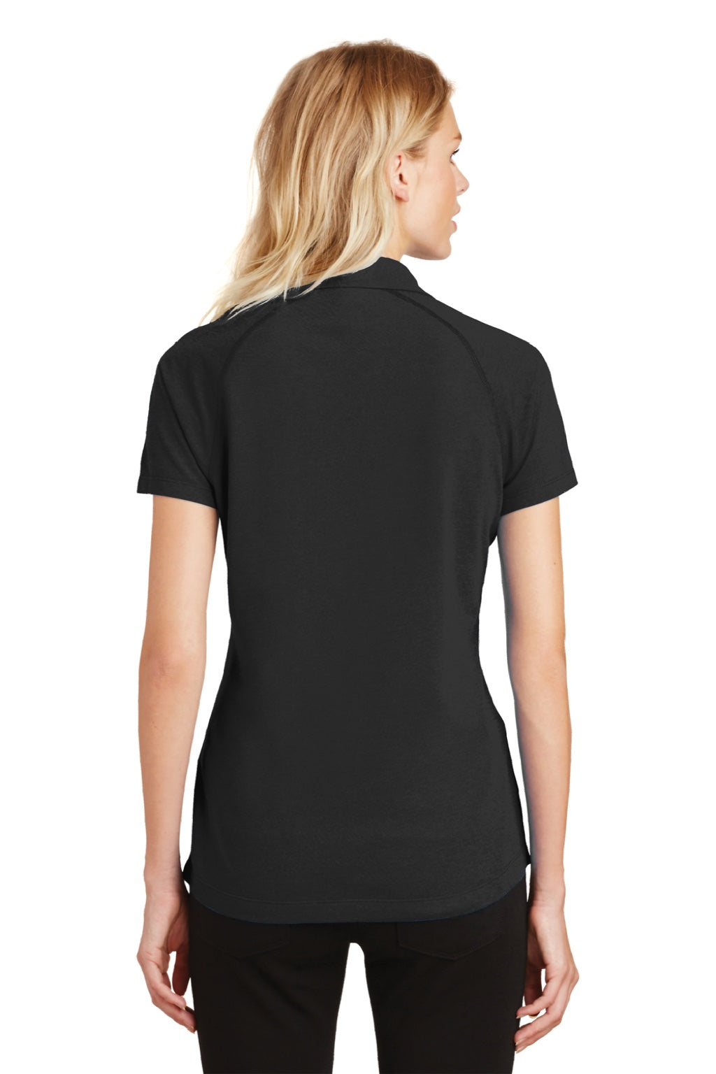 Ogio Womens Onyx Moisture Wicking Short Sleeve Polo Shirt - Blacktop