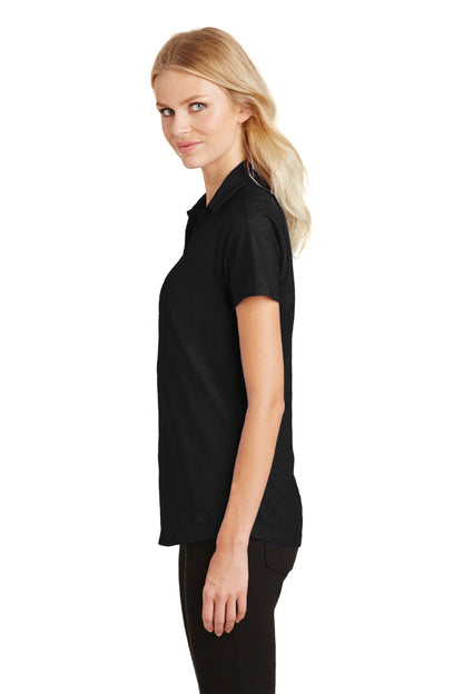 Ogio Womens Onyx Moisture Wicking Short Sleeve Polo Shirt - Blacktop