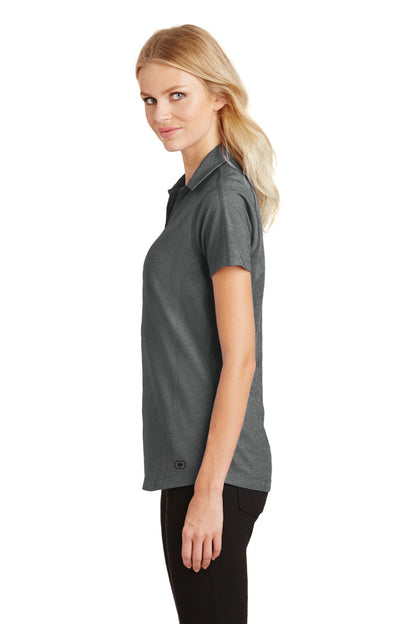 Ogio Womens Onyx Moisture Wicking Short Sleeve Polo Shirt - Petrol Grey