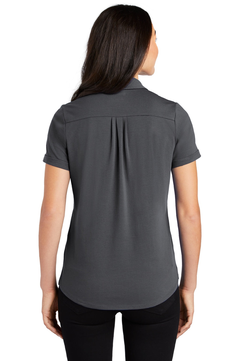 Ogio Womens Limit Moisture Wicking Short Sleeve Polo Shirt - Diesel Grey