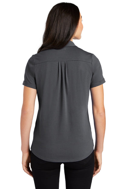 Ogio Womens Limit Moisture Wicking Short Sleeve Polo Shirt - Diesel Grey