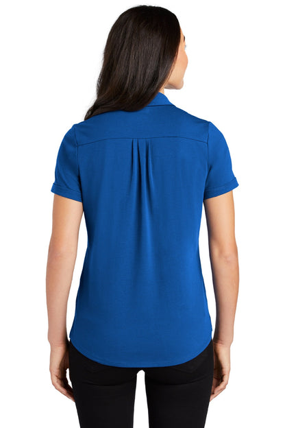 Ogio Womens Limit Moisture Wicking Short Sleeve Polo Shirt - Force Blue