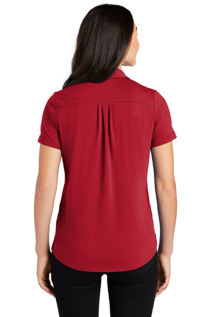 Ogio Womens Limit Moisture Wicking Short Sleeve Polo Shirt - Signal Red