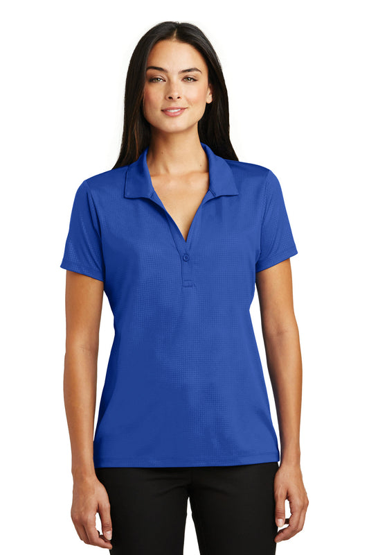 Sport-Tek Womens Tough Moisture Wicking Short Sleeve Polo Shirt - True Royal Blue - Closeout