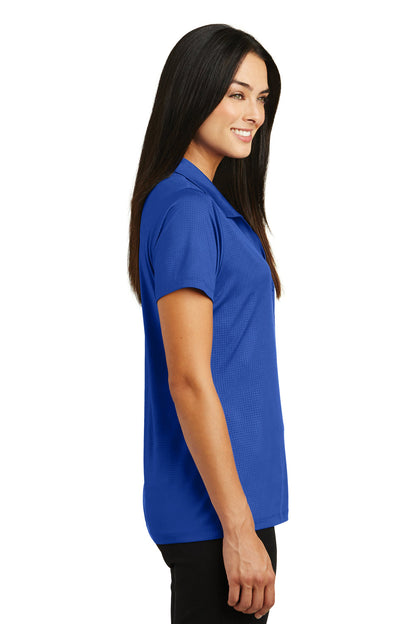 Sport-Tek Womens Tough Moisture Wicking Short Sleeve Polo Shirt - True Royal Blue - Closeout