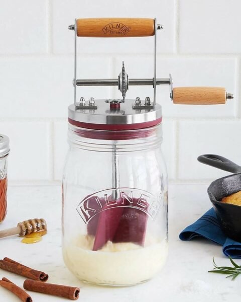 Manual Hand-Crank Butter Churner